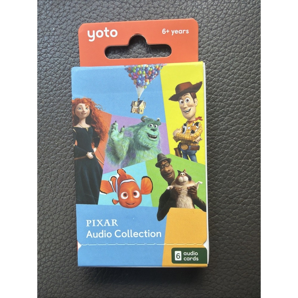 Yoto Disney Pixar Audio Collection 6 Kids Audio Cards NEW